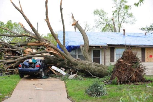 Storm damage roof Houston